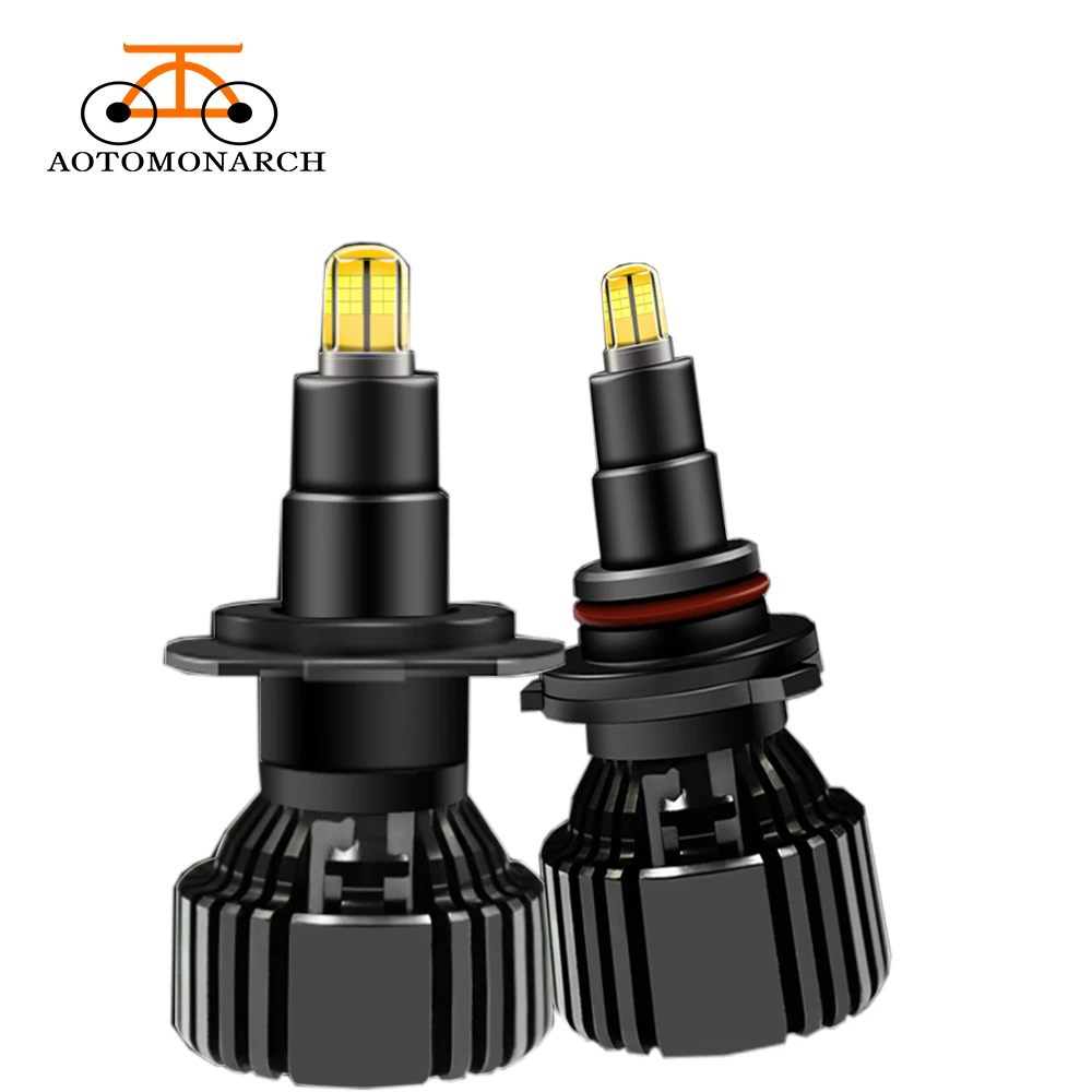

AOTOMONARCH 2PCS H7 H11 60 Degree Automotive Fog Lights Auto Lamp 6000K 18000LM H4 H1 H3 Led Car Headlights Bulbs CE