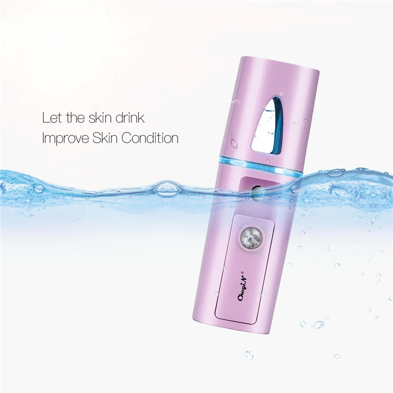 USB Charging Portable Mini Nano Mist Atomization Sprayer Facial Body Nebulizer Steamer Moisturizing Beauty Device Skin Care Tool | Красота и