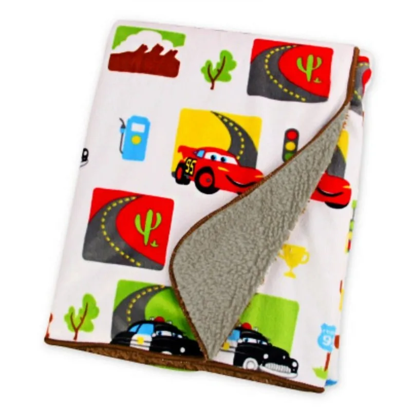 Детское одеяло утепленное Двухслойное Коралловое флисовое детское Пеленальное