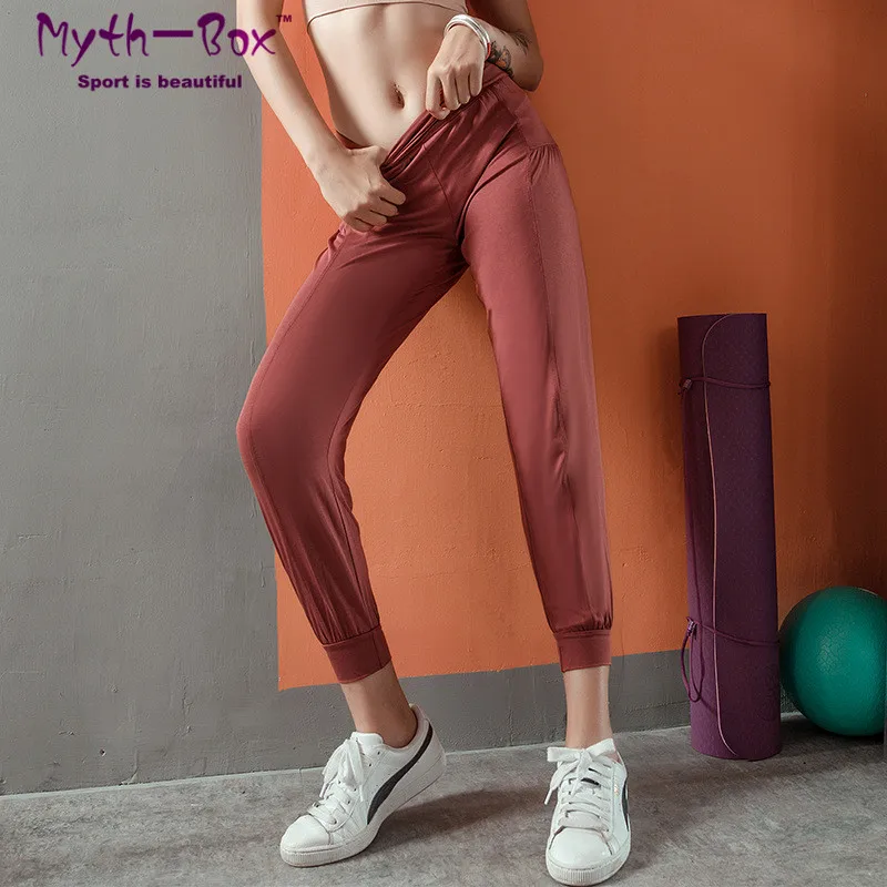 

Женские Штаны Для Йоги, свободные женские леггинсы-шаровары, спортивные женские штаны для бега, штаны-шаровары для спортзала, женские трико ...