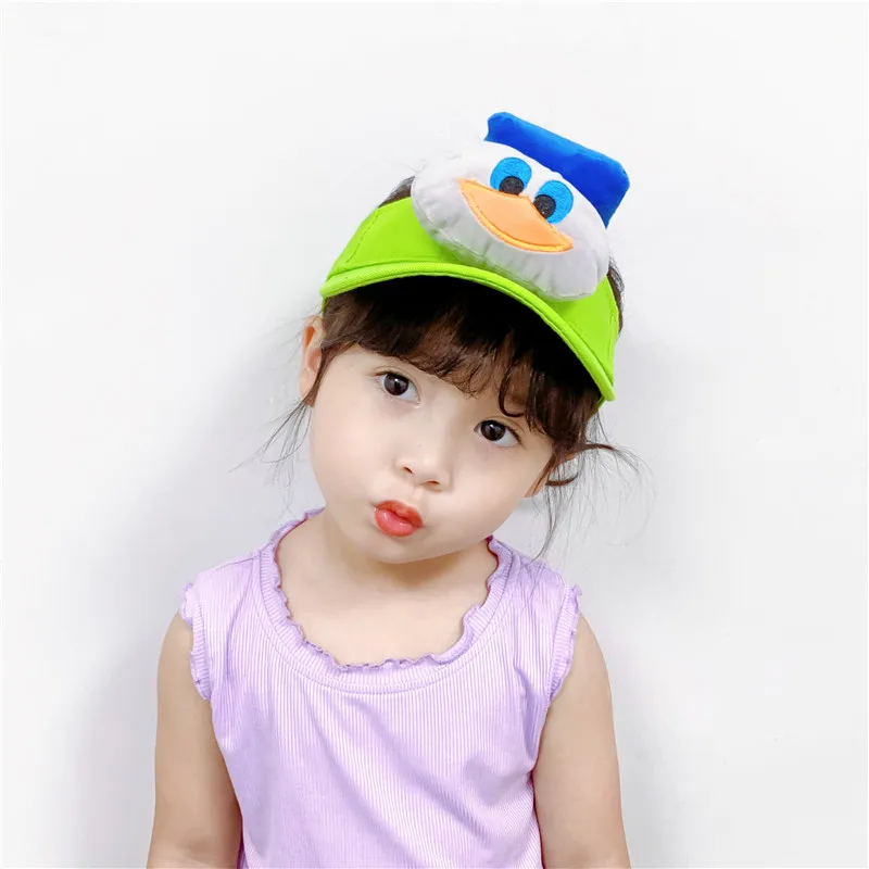 Детская летняя шляпа для мальчиков УФ Солнцезащитная бейсбольная кепка