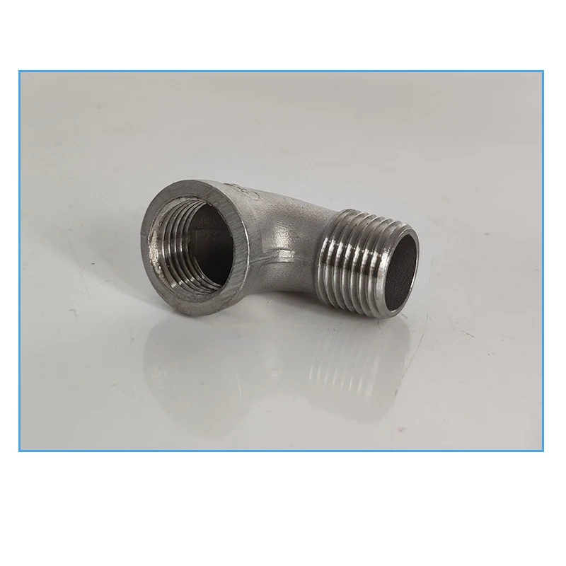 

Female x Male Street Elbow Threaded 90 Deg Pipe Fitting Connector Coupler Stainless Steel 304 BSP DN8 To DN50 Joint Adapter