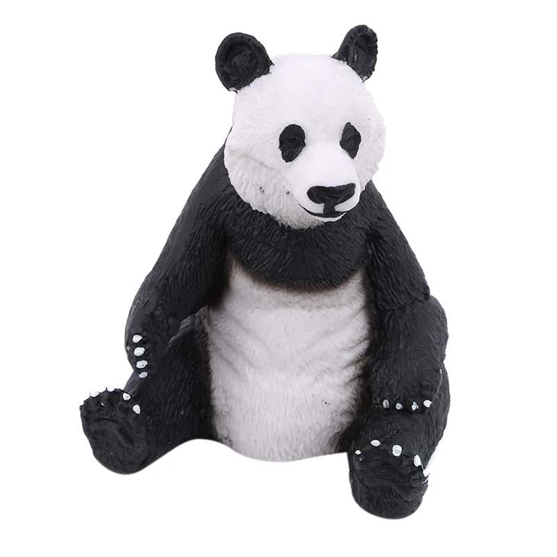

1PC Fashion Figurines Resin Miniatures Animal Cute Panda Craft Funny Panda Home Decoration Garden Ornament