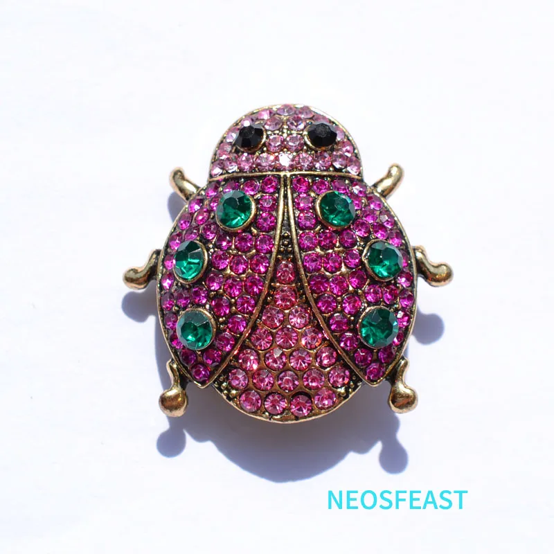 Cute Rhinestone Bee Brooches for Women Multi Color Delicate Insect Pin Girls' Coat Garments Party Accessories Fashion Jewelry