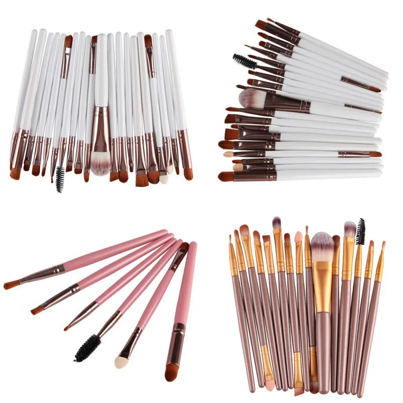 Профессиональные кисти для макияжа набор инструментов тени век подводка глаз