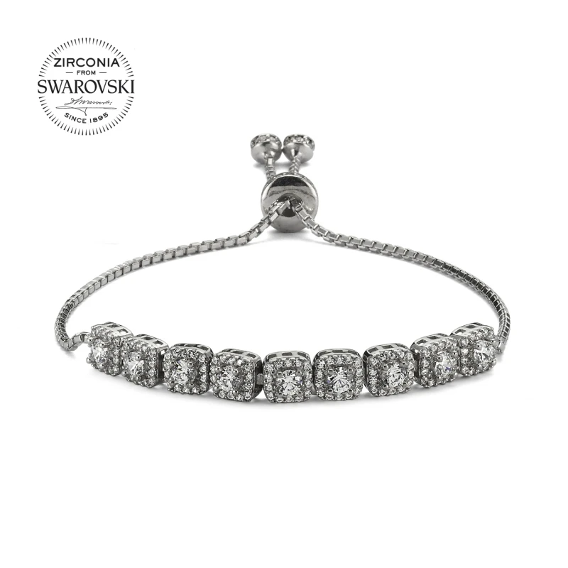 

Серебряный браслет Silverlina с фианитами Swarovski