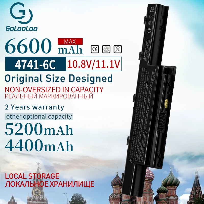Golooloo 11,1 v ноутбук Батарея для acer V3 571G AS10D41 as10d51 AS10D73 AS10D5E AS10d31 AS10D81 5750 5750G 5742G 5552G 5755G 5560