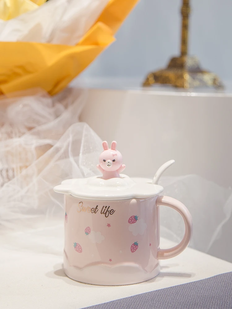 Детская дорожная Подарочная кружка кофе забавная розовая индивидуальная чашка в