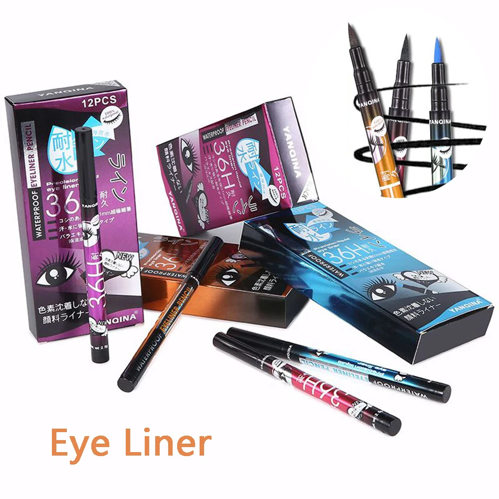 1 шт. Высококачественная водостойкая жидкая подводка для глаз долгостойкая