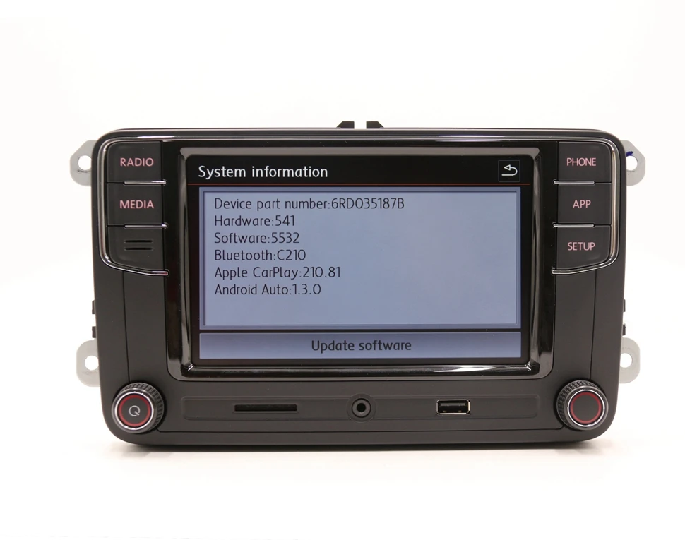 CarPlay Android Авто RCD330 RCD340 плюс Noname радио 187B C210 для VW Tiguan Golf 5 6 Jetta MK5 MK6 Passat CC поло 6RD035187B
