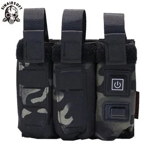 SINAIRSOFT тактическая сумка для магазина Molle 9 мм с функцией подогрева кобура Охотничьи Аксессуары для пистолета с USB питанием регулируемой температурой
