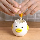 Яичный желток, белый сепаратор, креативный мультяшный керамический разделитель для яиц в форме курицы, кухонный инструмент для выпечки