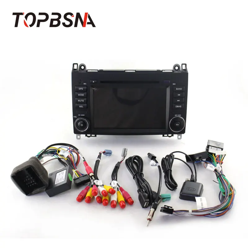 Tobbsna Android 10 автомобильный dvd-плеер для Mercedes Benz B200 A B Class W169 W245 Viano Vito W639 Sprinter W906 WIFI 2 Din