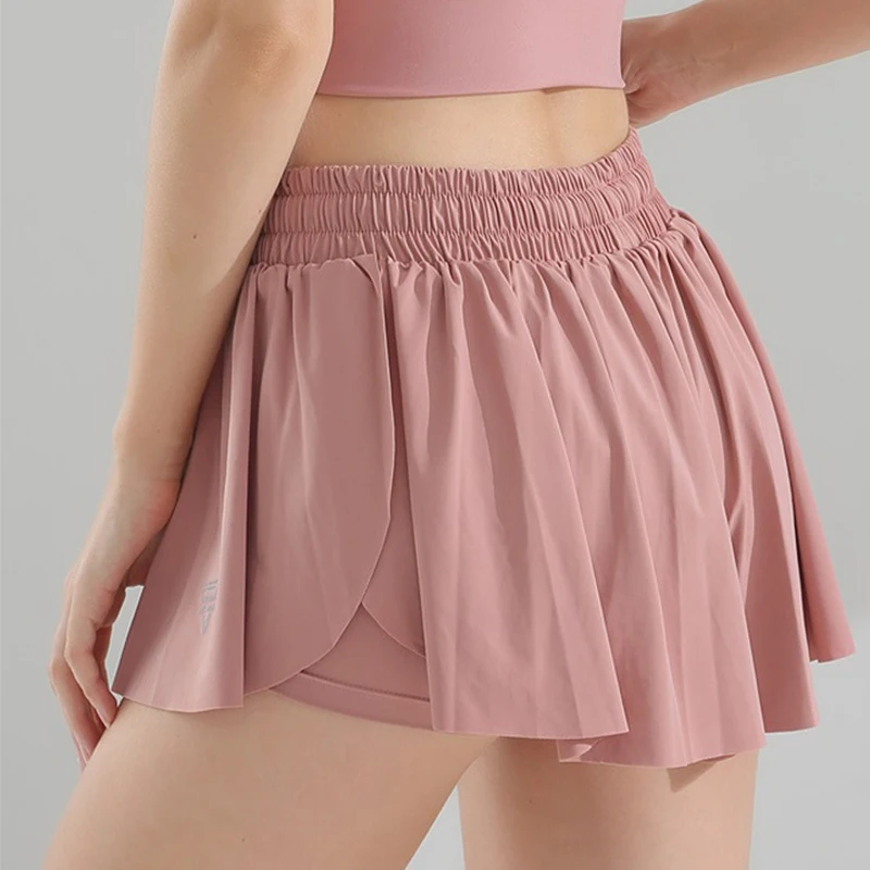 Женские бесшовные шорты для тренировок и йоги дышащие быстросохнущие