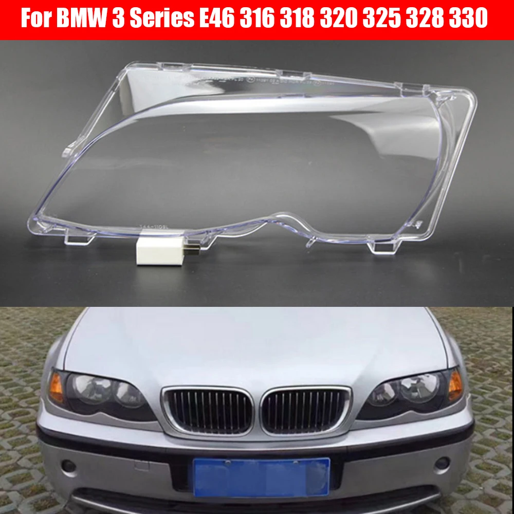 

Автомобильный Рассеиватель фары для BMW 3 серии E46 316i 318i 320i 325i 328i 330i Автомобильные фары объектив Авто чехол