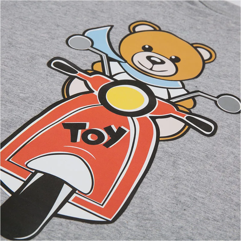 

Kids Fashion Boys Tshirt Tops Tees Cotton Short Sleeve Cartoon Bears Style Boy Clothes Kid T-shirt for Children 24M-6T