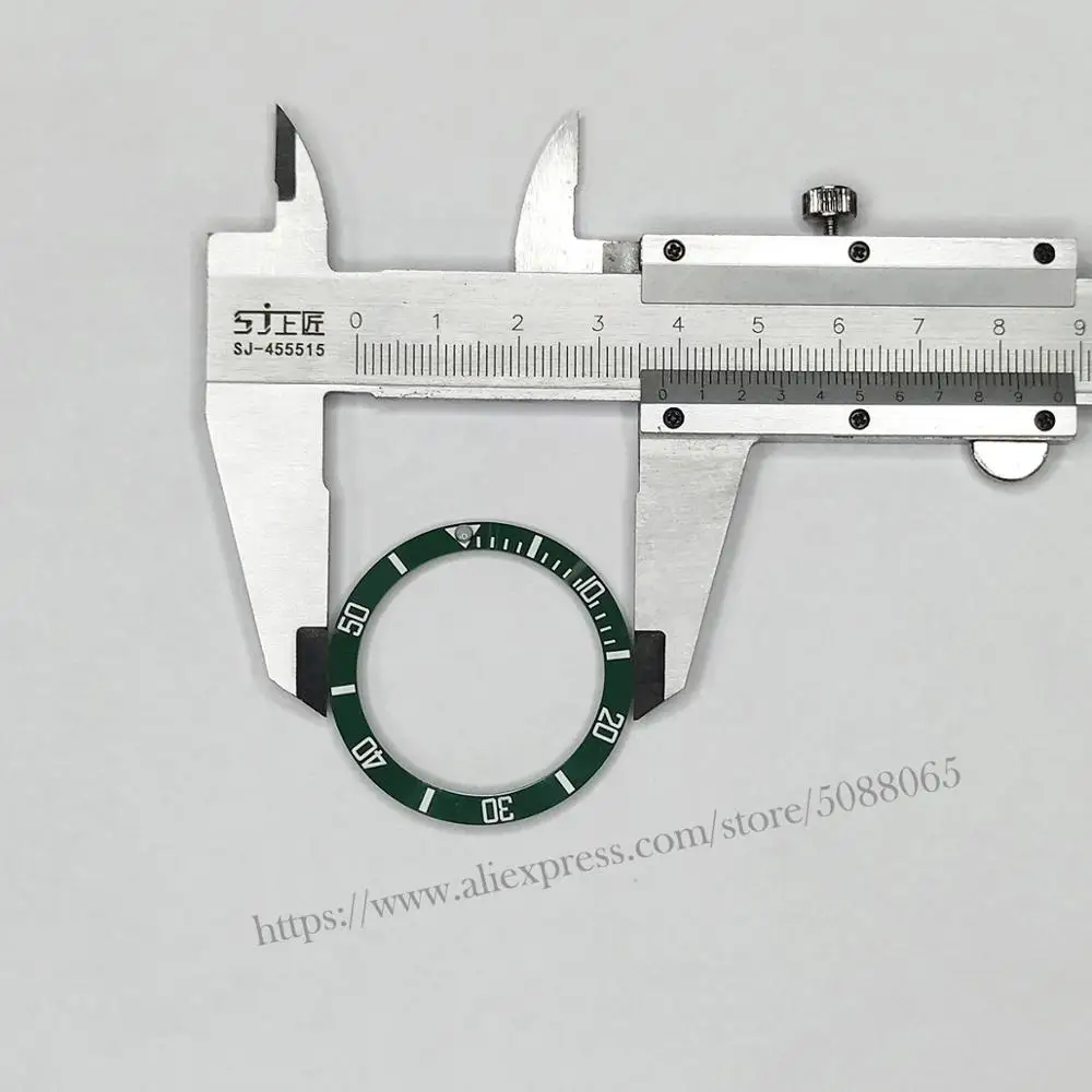 Черные/синие/зеленые мужские часы заменяющие аксессуары с керамическим ободком