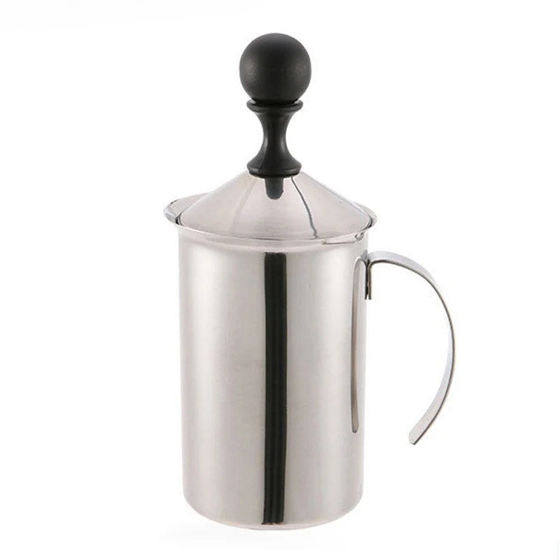 

Manual Milk Frother Stainless Steel Cappuccino Milk Creamer Milk Foam Mesh Coffee Foamer Creamer Kitchen Applicance