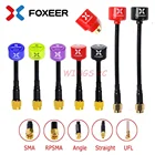 Foxeer антенна Lollipop 3 V3, FPV антенна 5,8G 2.6Dbi короткая RHCP SMA RPSMA UFL прямойугол MMCX 10 см для FPV радиоуправляемого гоночного дрона