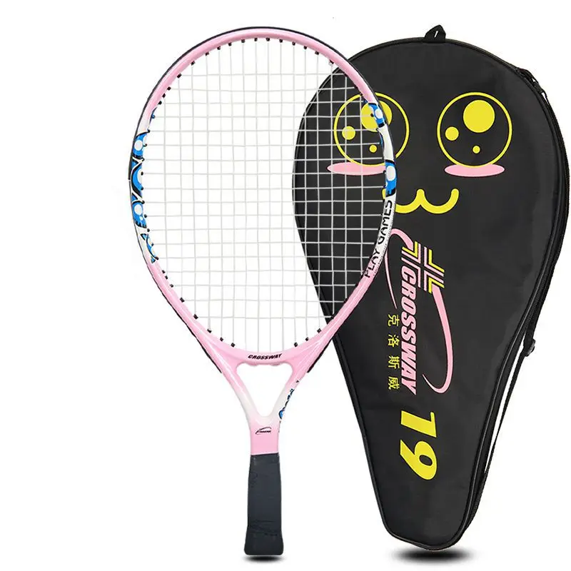 

Proffisional Tennis Racket Training Kids Beginners Tennis Racket Carbon Aluminum Alloy Sport Racchetta Padel Racquet BC50QP