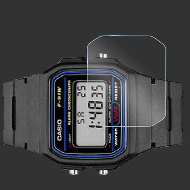 Screen Protector Cover Protective Film For Casio DW-5600/5610/5035 AE-1000/1200/1300/1400 A158WA-1 A168WA A700 AQ230 MQ-24 LA-20 |
