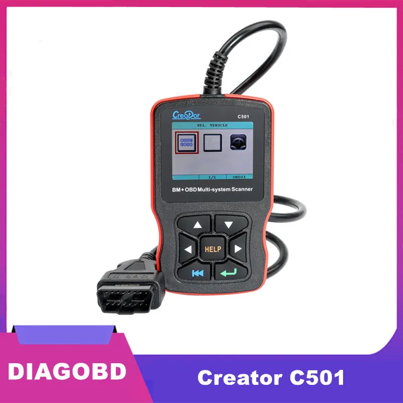 Мультисистемный сканер Creator C501 V7.3 для BMW и OBDII/EOBD|Электрические тестеры щупы| |