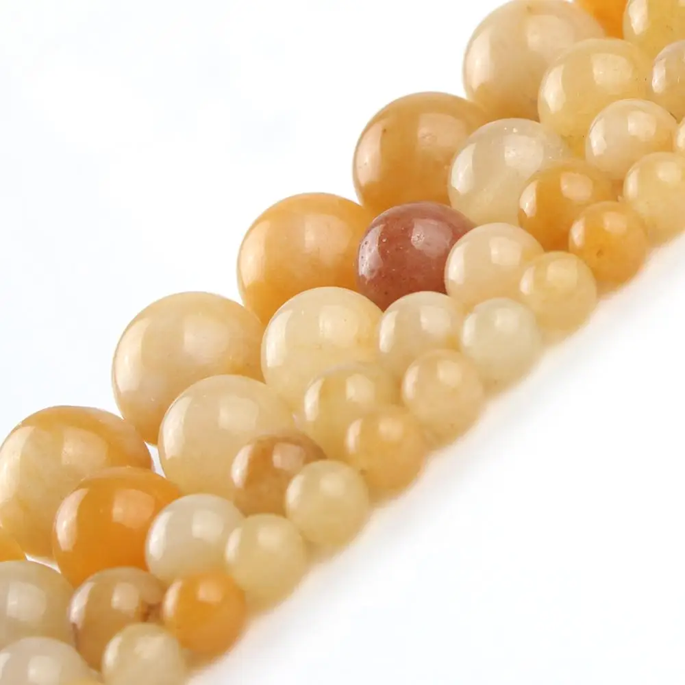 Натуральный камень желтый Агат Ониксовые шарики круглые бусины с большим