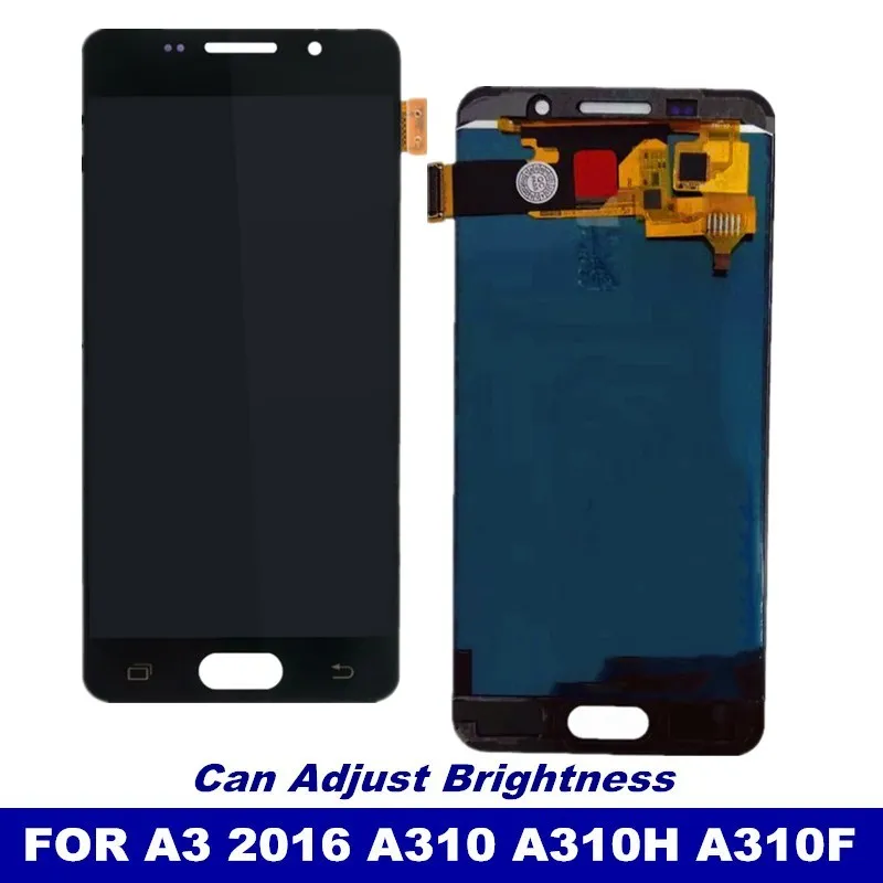 Можно регулировать яркость ЖК дисплея для Samsung Galaxy A3 2016 A310 A310F A310H A310M