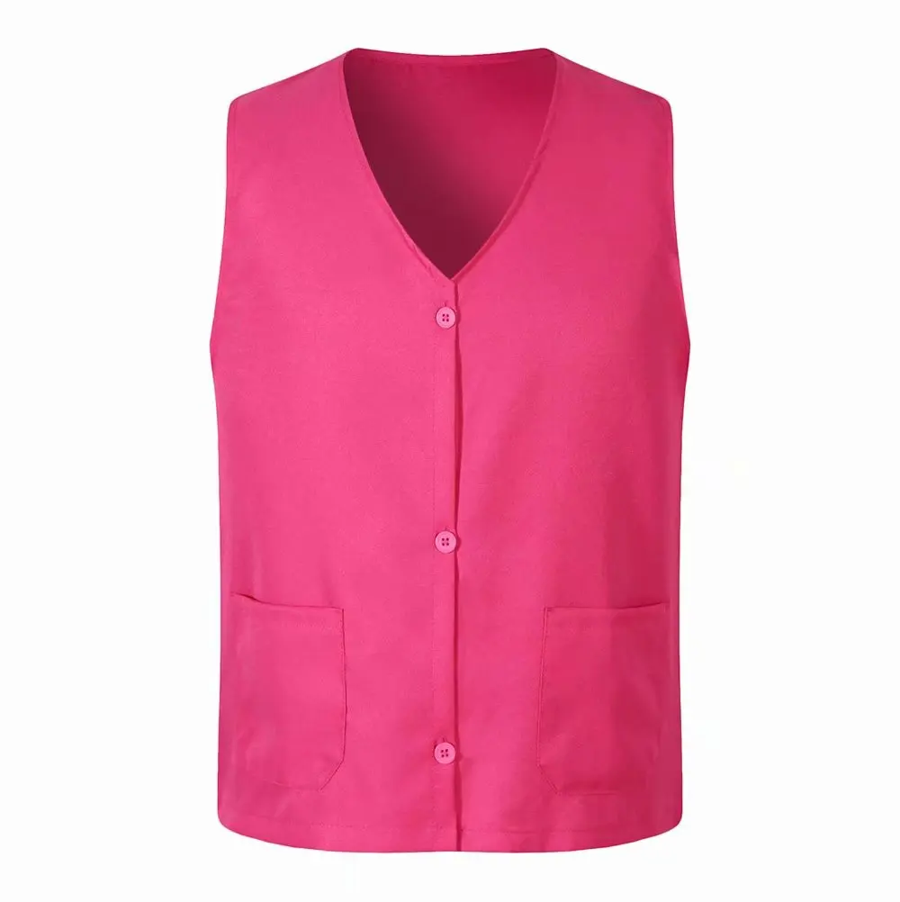 

1PCS Free Custom Design Vests Print Logo Men Woman Vest Work Vest Workwear Uniform Company Team Uniform