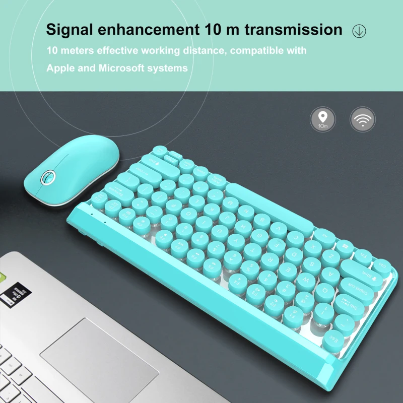 L100 тонкая портативная беспроводная мини клавиатура 2 4G Bluetooth и мышь для планшета