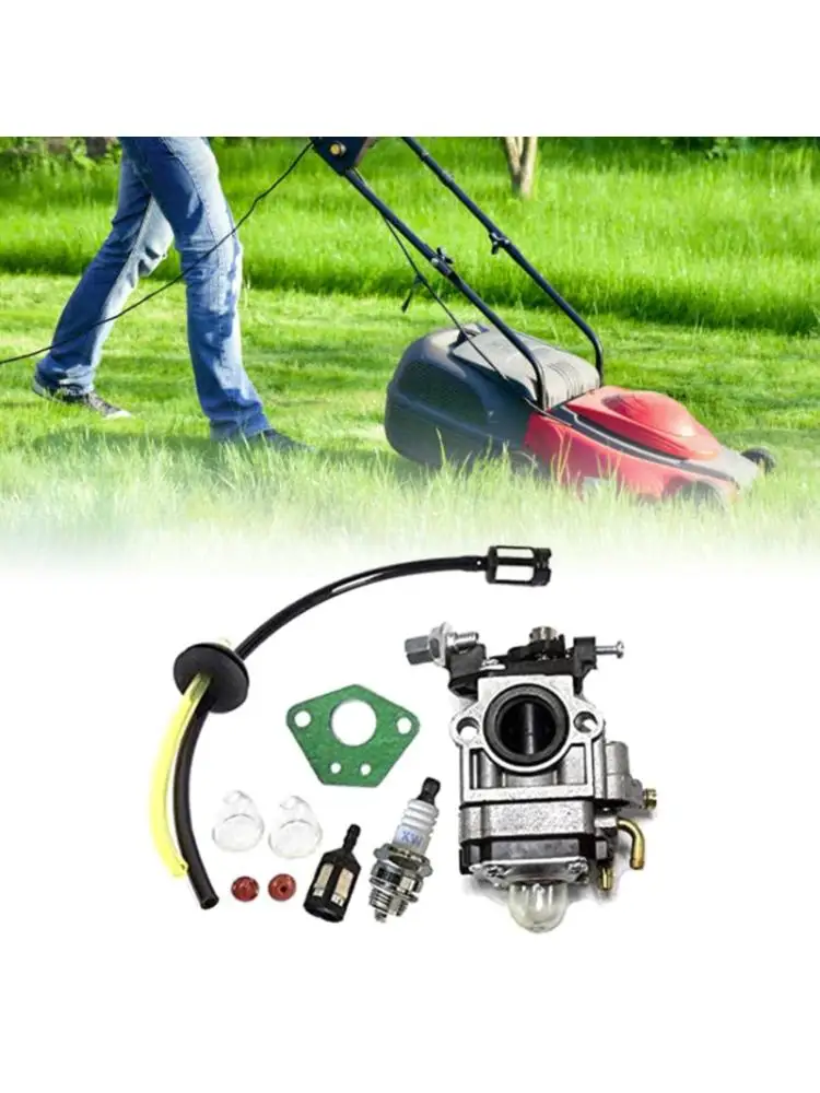 Комплект для карбюратора 52cc 49cc 43cc кусторез с уплотнительным шлангом свечи
