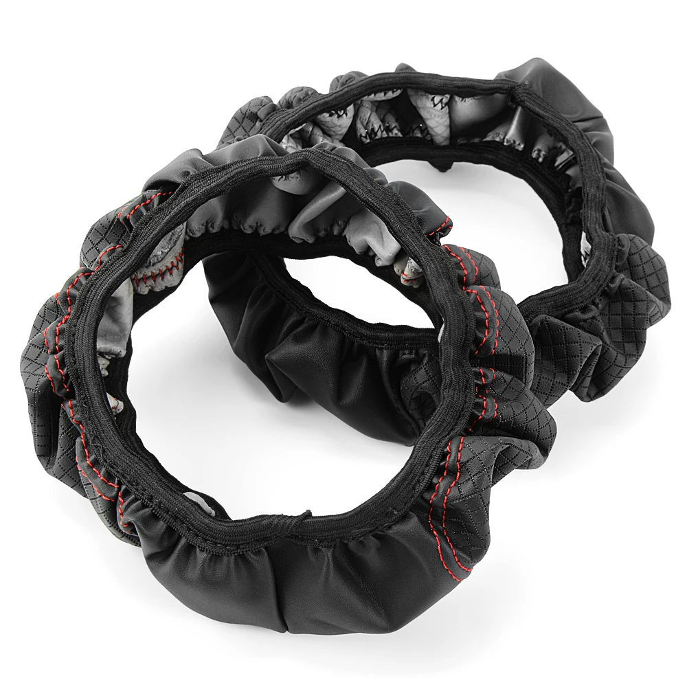 Нескользящий кожаный чехол рулевого колеса автомобиля аксессуары для Volkswagen golf