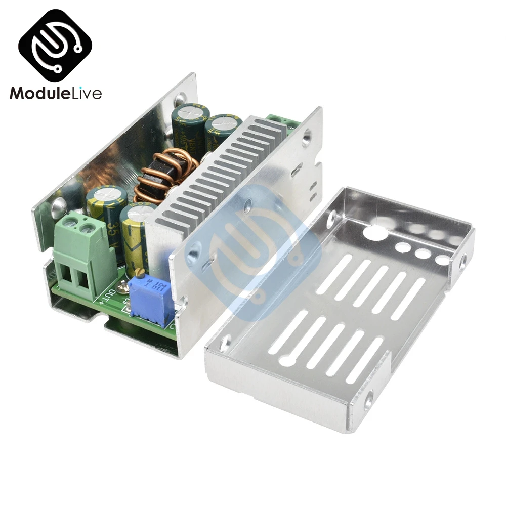 15A 200W Регулируемый DC-DC понижающий преобразователь понижающий модуль 60V напряжения, регулируемые стабилизированный источник синхронное детектирование модуль