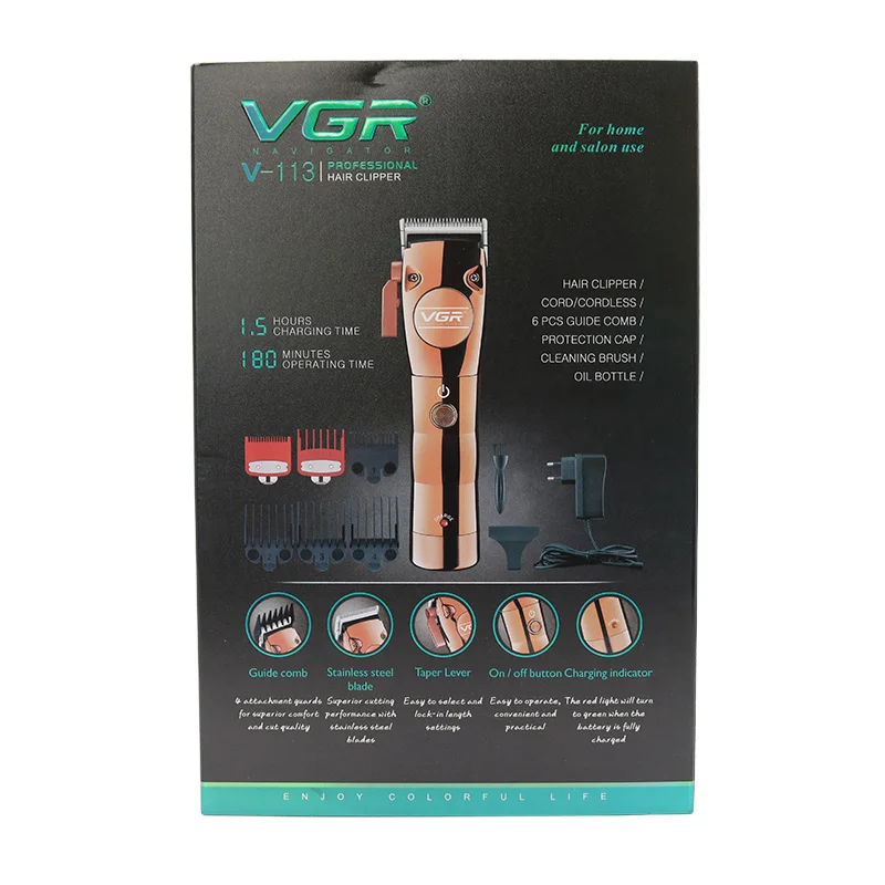 Беспроводная профессиональная машинка для стрижки волос Li регулируемый