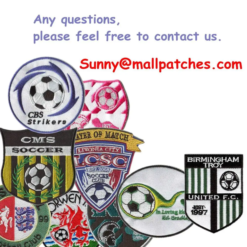 

Embroideried patches Logo Patches Custom College Patches Embroidery patches For Clothing Heat Transfer Backing Badges