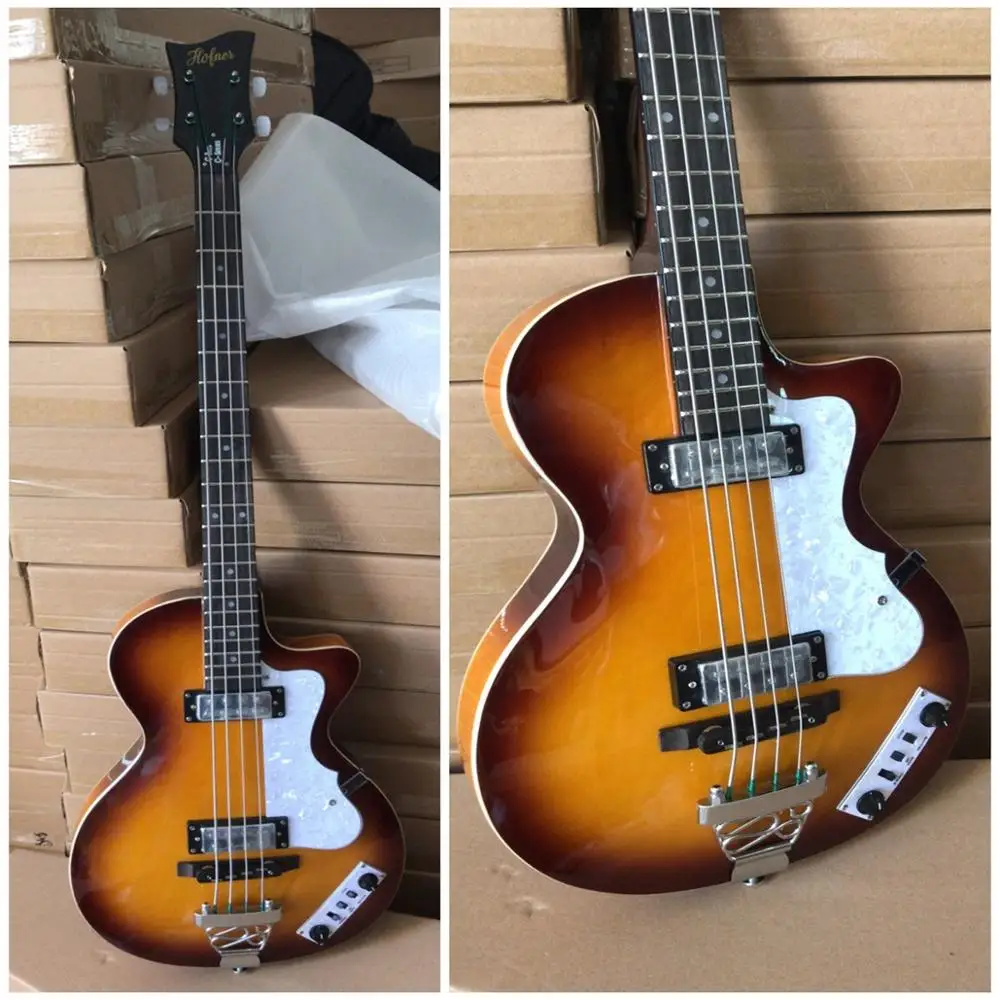 Новинка 2020 года серия Hofner Club Bass Hi CB полностью полый корпус 2 штапельных пикапа в