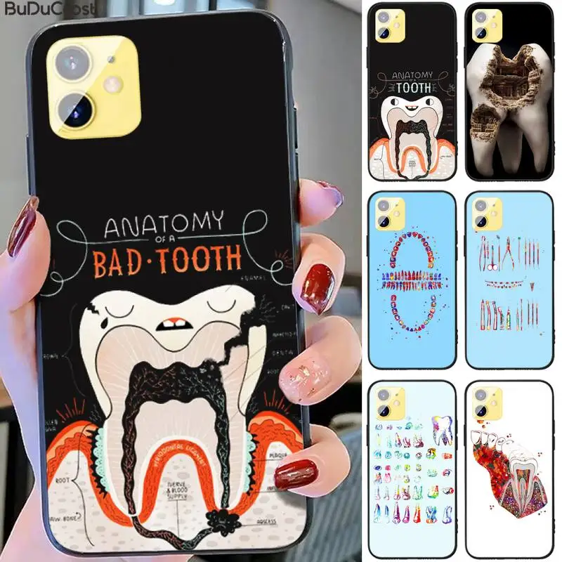 

ARRIVAL Dental Definitions Tooth Phone Case For Iphone 11 Pro 11 Pro Max X XS XR XS MAX 8plus 7 6splus 5s Se 7plus SE 2020 Case