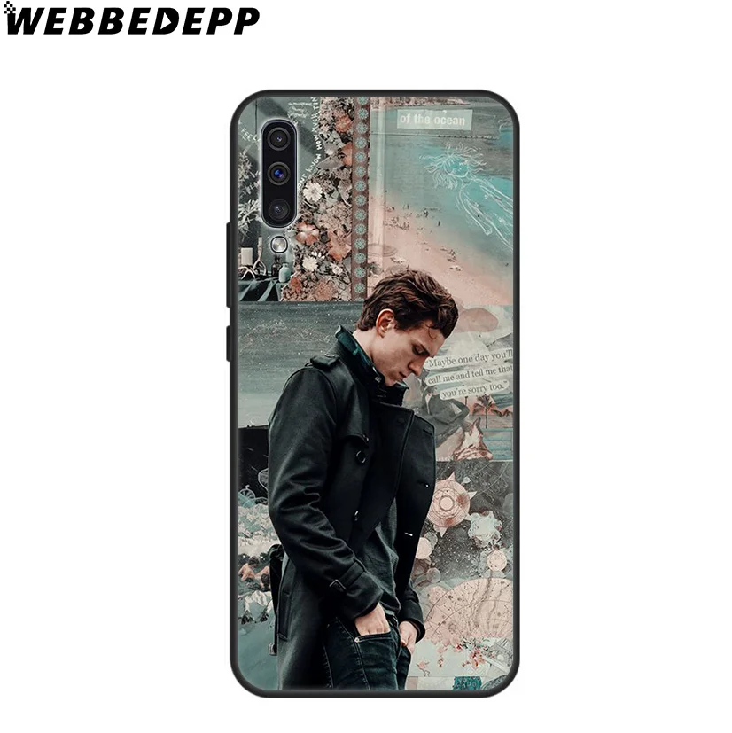 Tom Holland Человек-паук мягкий чехол для samsung Galaxy A70s A50s A40s A30s A20s A20E A10s Note 8 9 10 плюс |