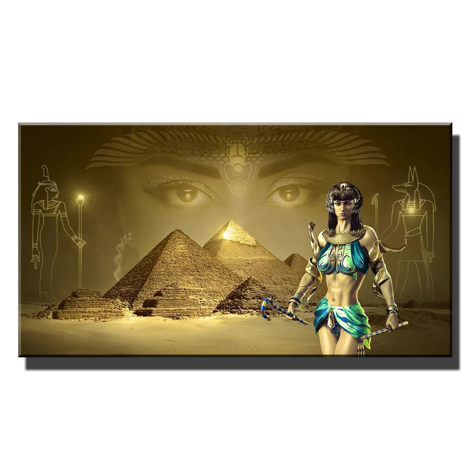 

Egyptian Pyramids Diamond embroidery Modern decor"Religion"mosaic diamond painting full square/round drill,2021 gift,