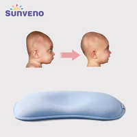 sunveno baby pillow baby head shaping prevent flat head for newborn baby safety corn fiber baby bedding set