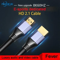 pinzheng hd 2 1 8k cable for xbox dvd player hdtv ps4 projector laptop 3m 2m 1 5m 1m hi speed adapter 4k 60hz 2 1 hd cable