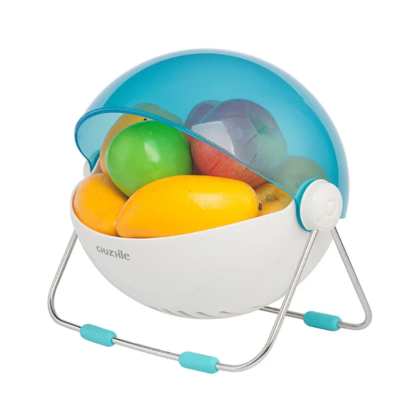 Корзина для слива с вращающейся крышкой бытовая кухонная пластиковая корзина