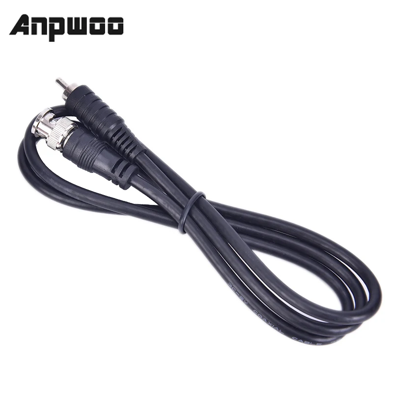 ANPWOO 1 м/3 фута штекер BNC RCA на штекере коаксиальный кабель Разъем видеоадаптер для