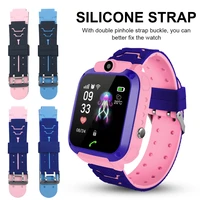 childrens smart wristband replacement silicone 16mm 5g wrist strap for kids two color smart watch