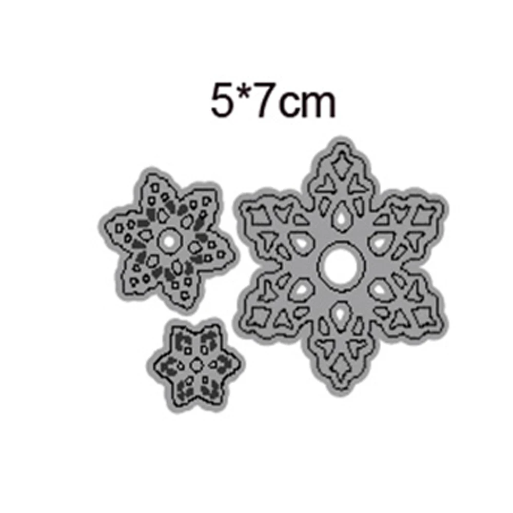 

3pcs/set flower Halloween christmas 2021 new metal cutting mold photo frame DIY scrapbook decoration embossing handmade template
