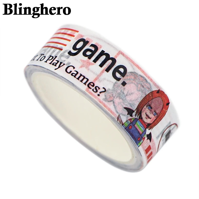 CA716 детская игра ужас васи лента Diy Скрапбукинг ремесла клейкая бумага