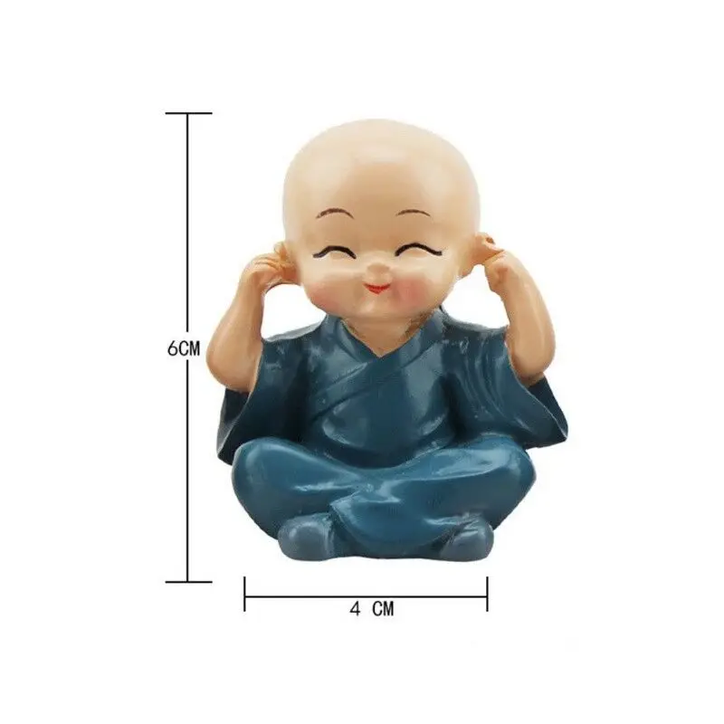 Автомобильные украшения 4 шт./компл. полимерные насадки кукла фигурка украшение