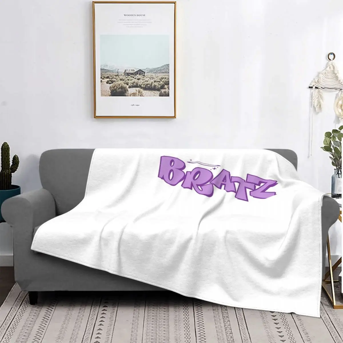 

Bratz Angelz-Manta a cuadros para cama, colcha para cama, colcha para cama