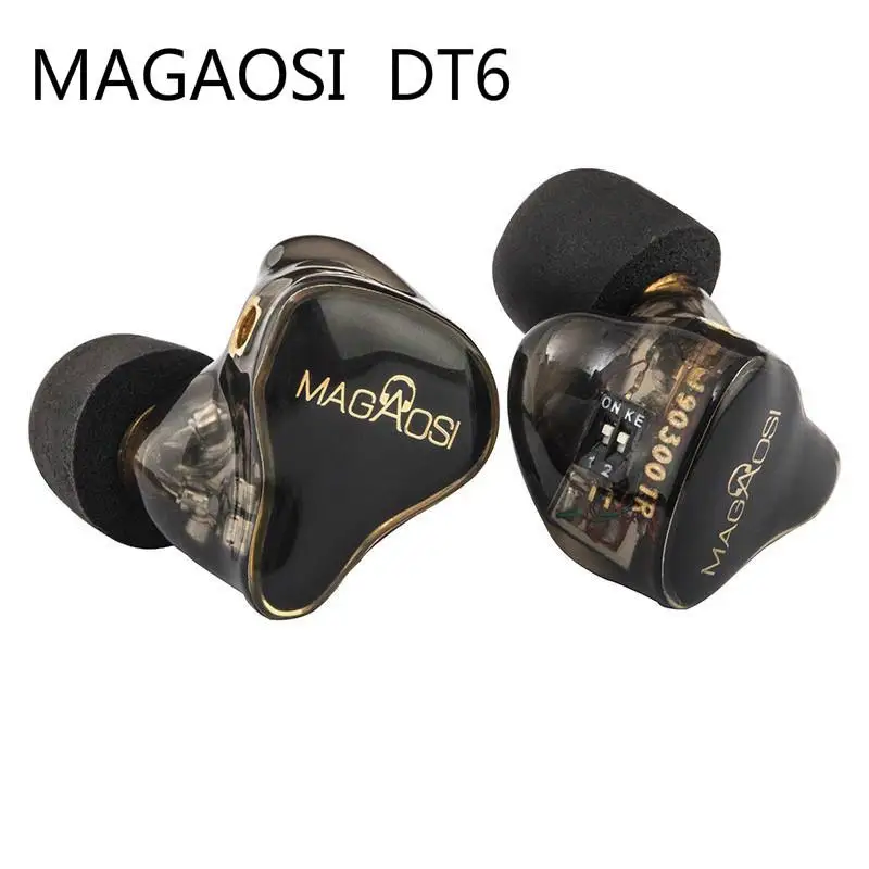 

Magaosi DT6 6BA 6 сбалансированные арматурные 4 Мелодии 3D Hifi музыкальный монитор DJ Studio MMCX наушники-вкладыши для аудиофилов IEM наушники
