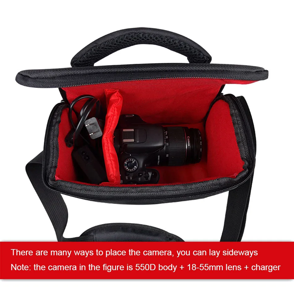 DSLR Камера сумка чехол для цифровой однообъективной зеркальной камеры Canon EOS 200D 100D